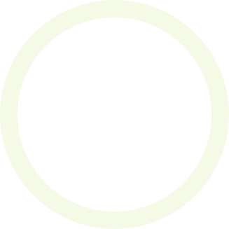 green circle decoration